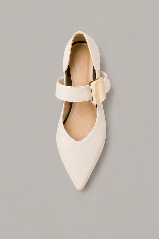 Buckle Mary Jane Flats