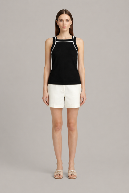 Striped Knit Camisole Top