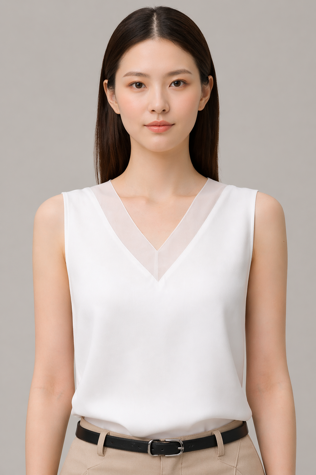 Satin Camisole Loose Layering Top