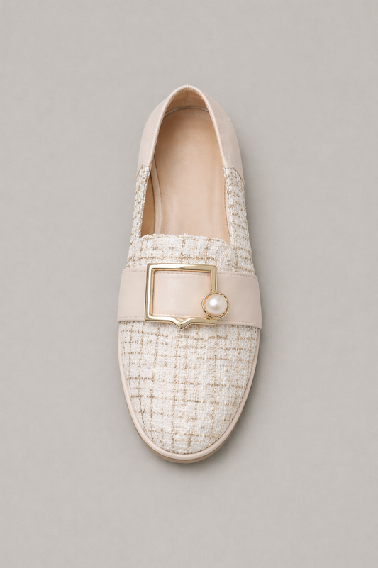 Flat Shoes Buckle Loafers