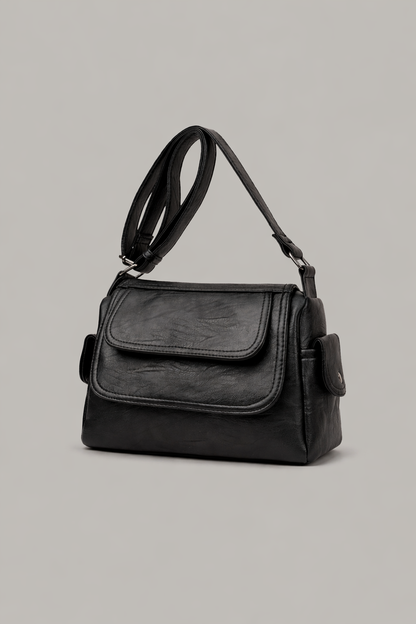 Minimal Flap Leather Crossbody