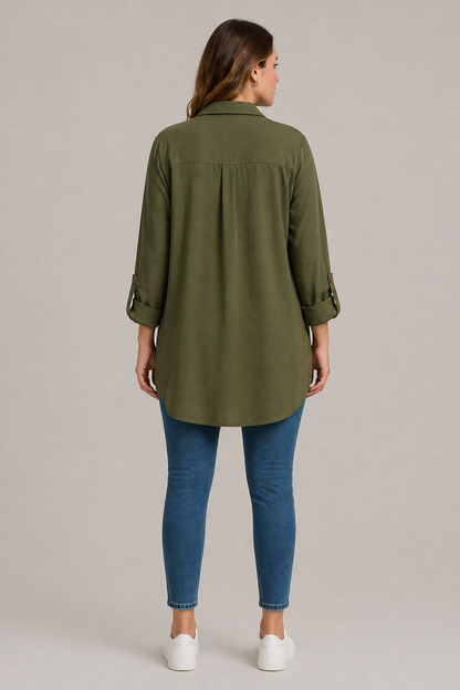 Long Sleeve Casual Shirt Jacket