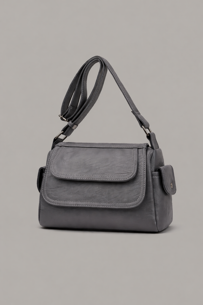 Minimal Flap Leather Crossbody