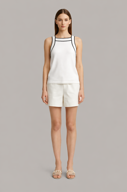 Striped Knit Camisole Top