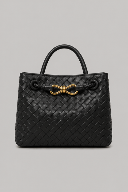 Handwoven Leather Shoulder Bag
