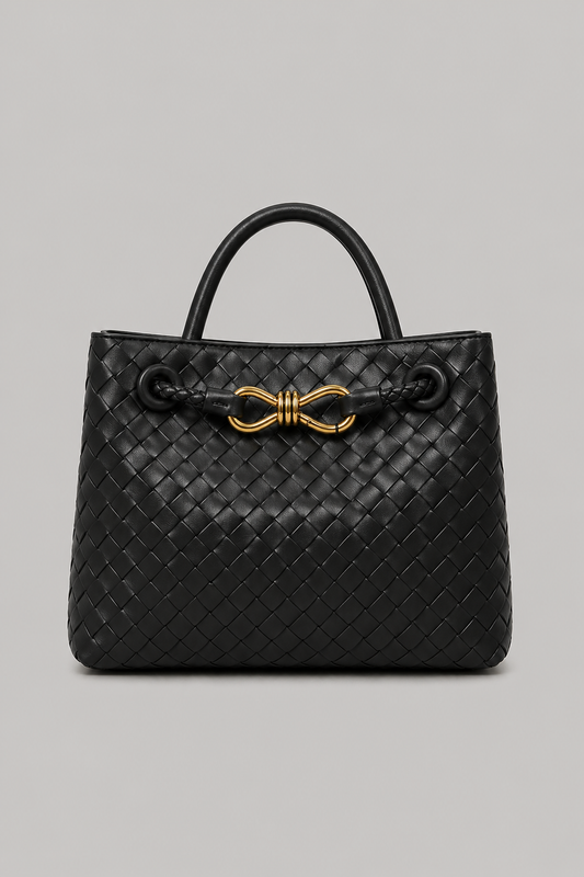 Handwoven Leather Shoulder Bag