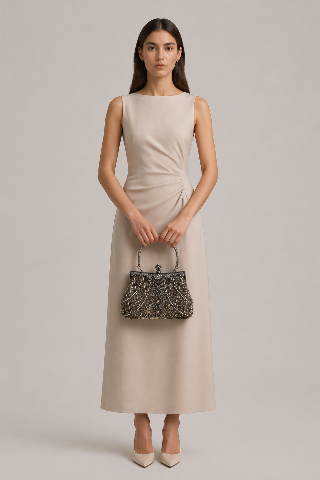 Beaded Frame Evening Bag