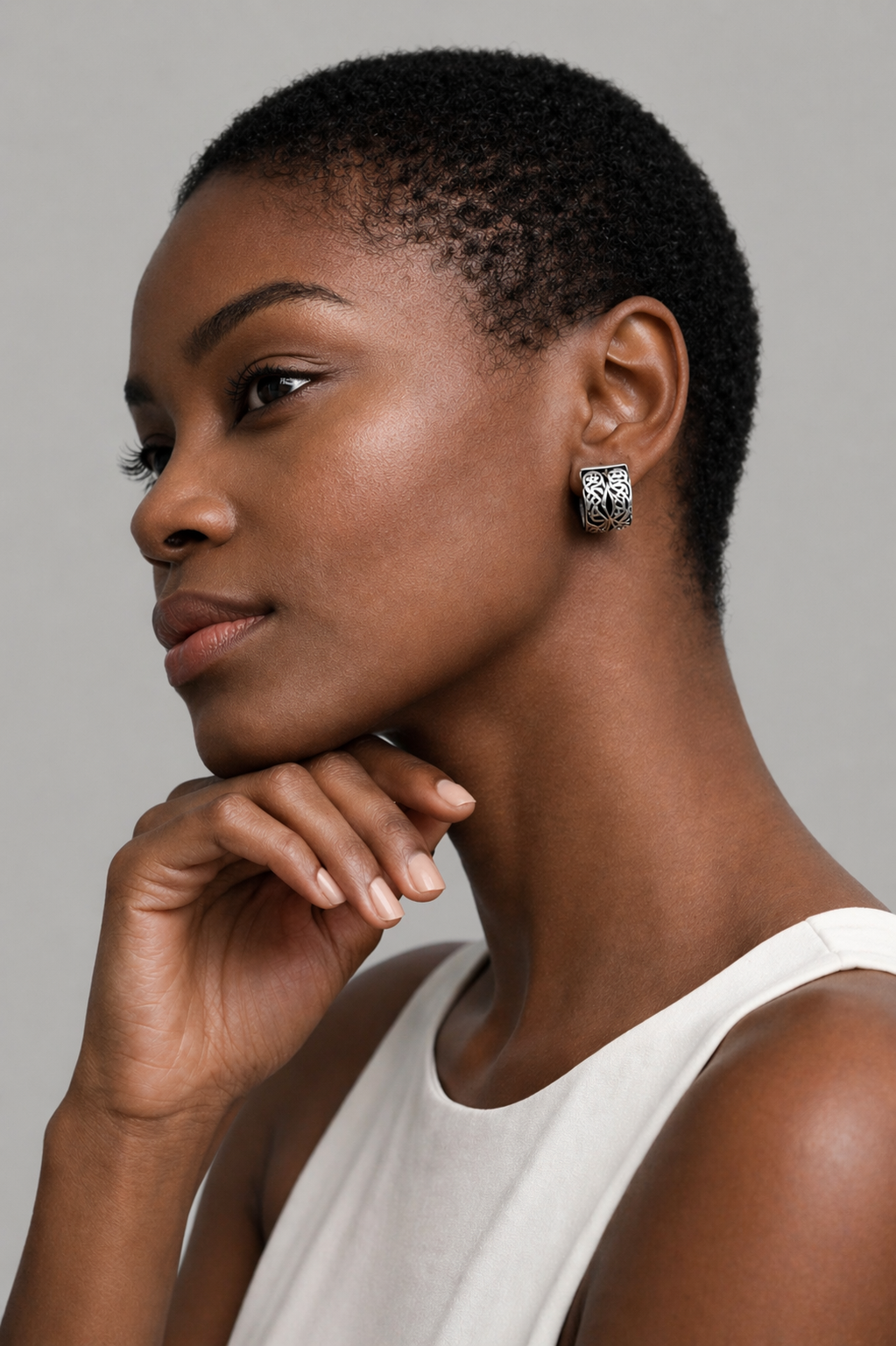Engraved Hoop Earrings