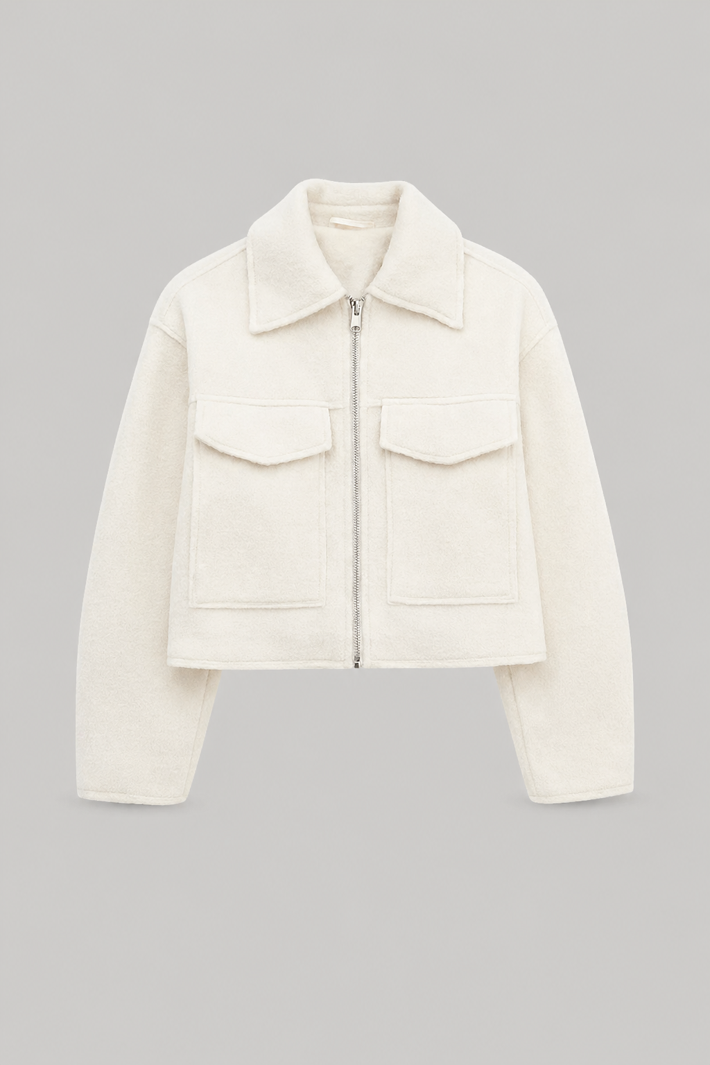 French Pearl Tweed Cropped Jacket