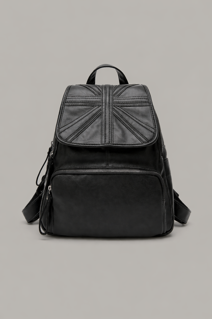 Structured Leather Backpack