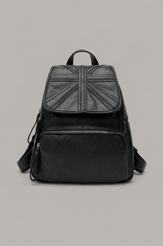 Structured Leather Backpack