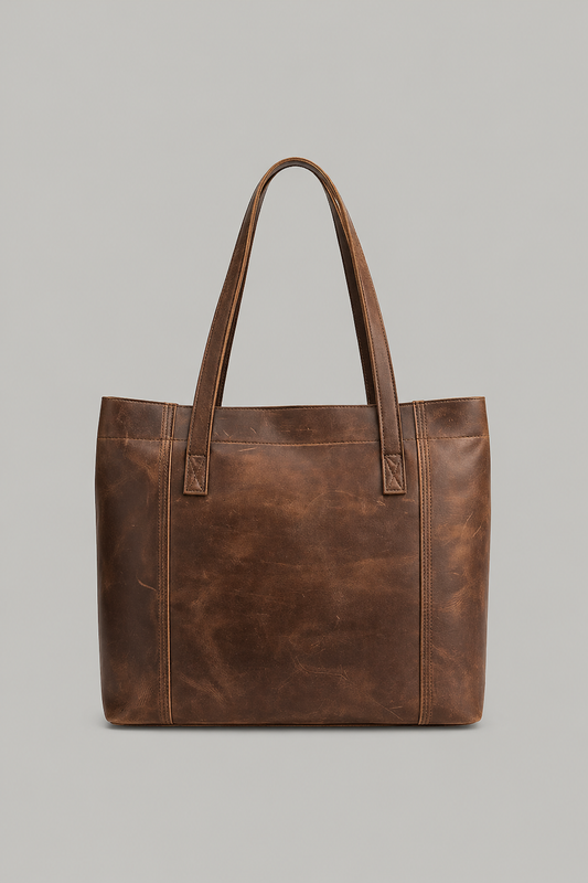 Crazy Horse Leather Handbag