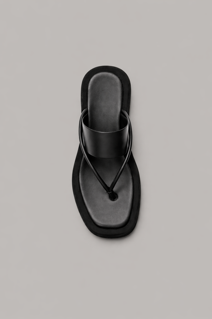Roman Bow Platform Sandals