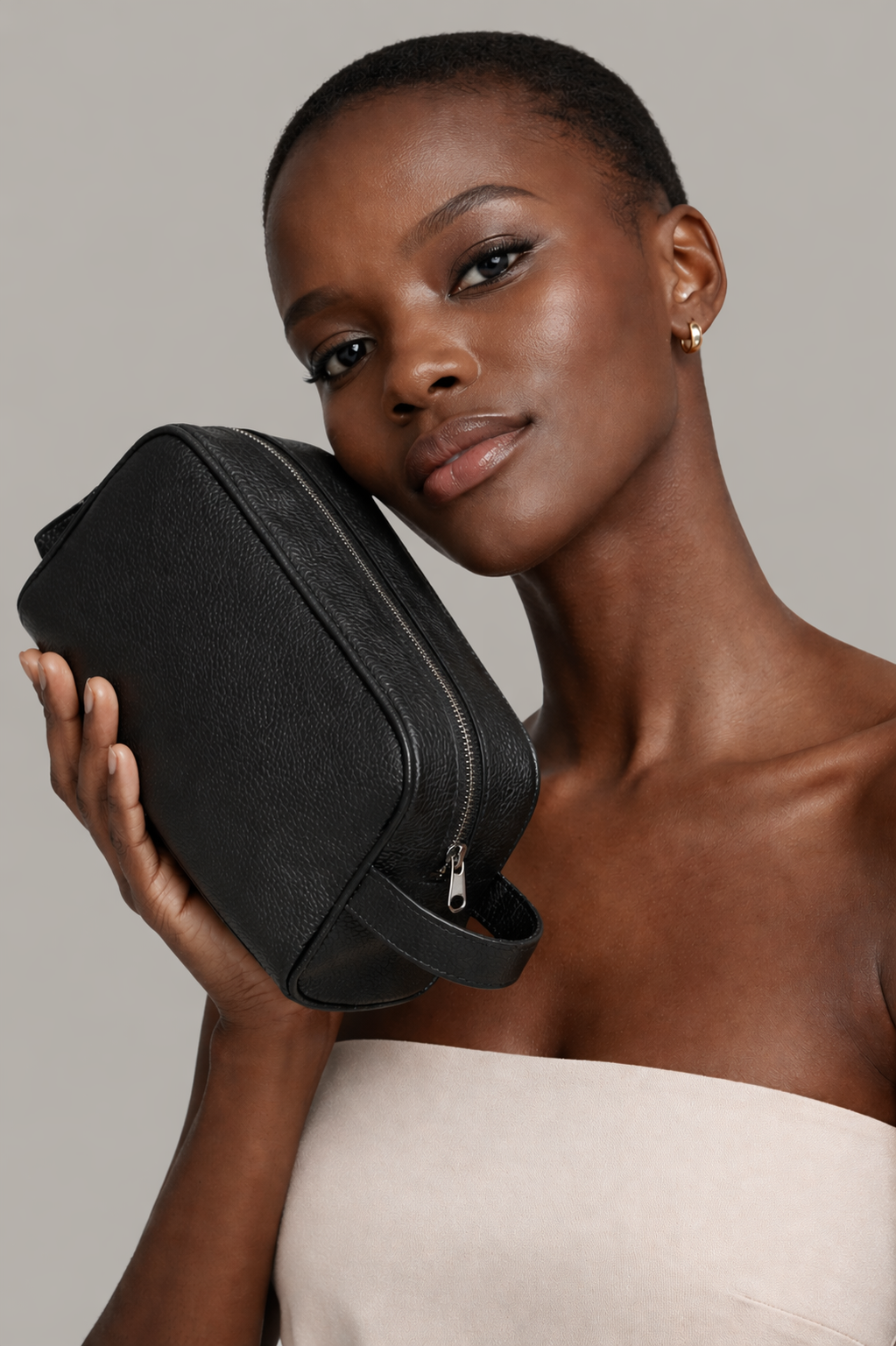 Leather Travel Toiletry Bag