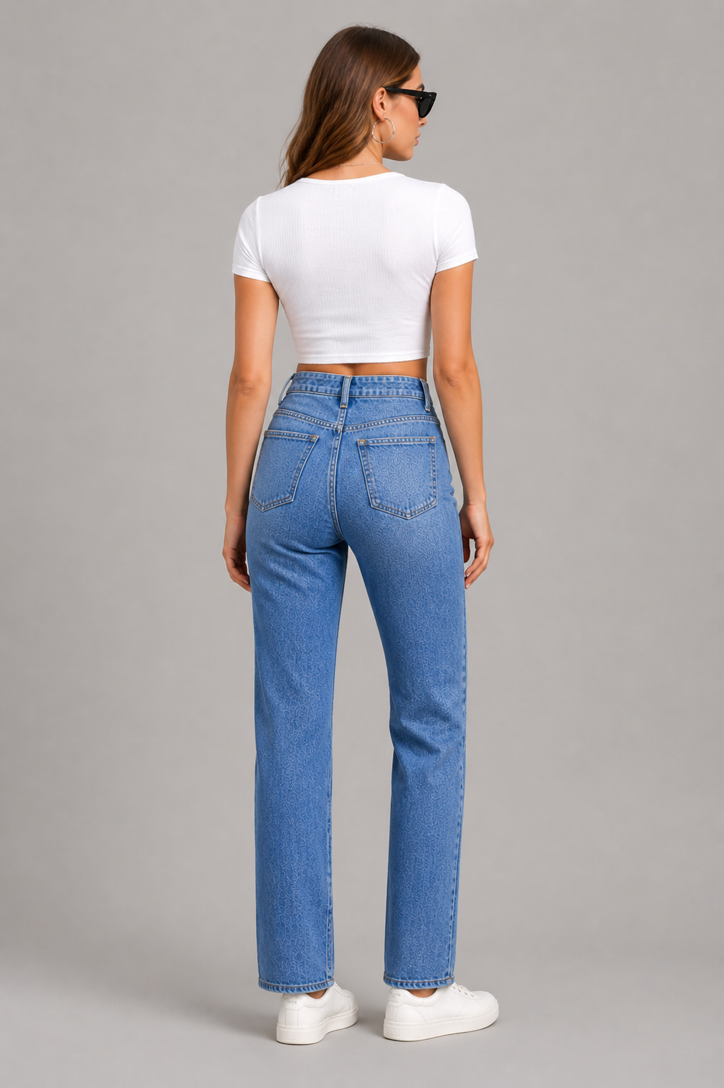 Ribbed Button Crop Top