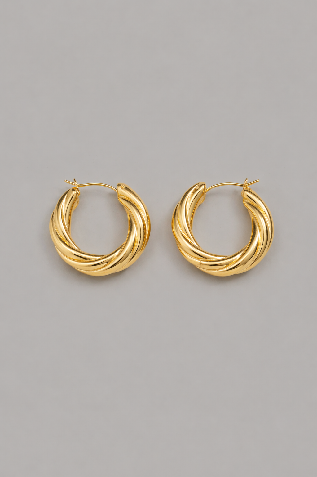 Twisted Hoop Earrings