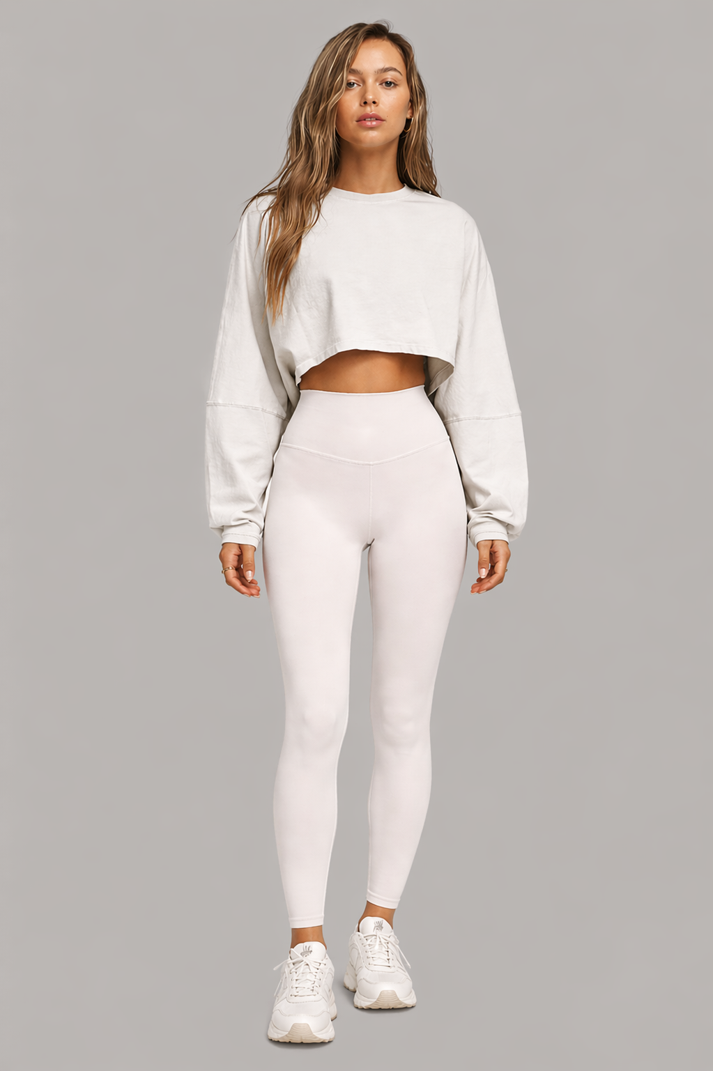Cropped Knit Tee