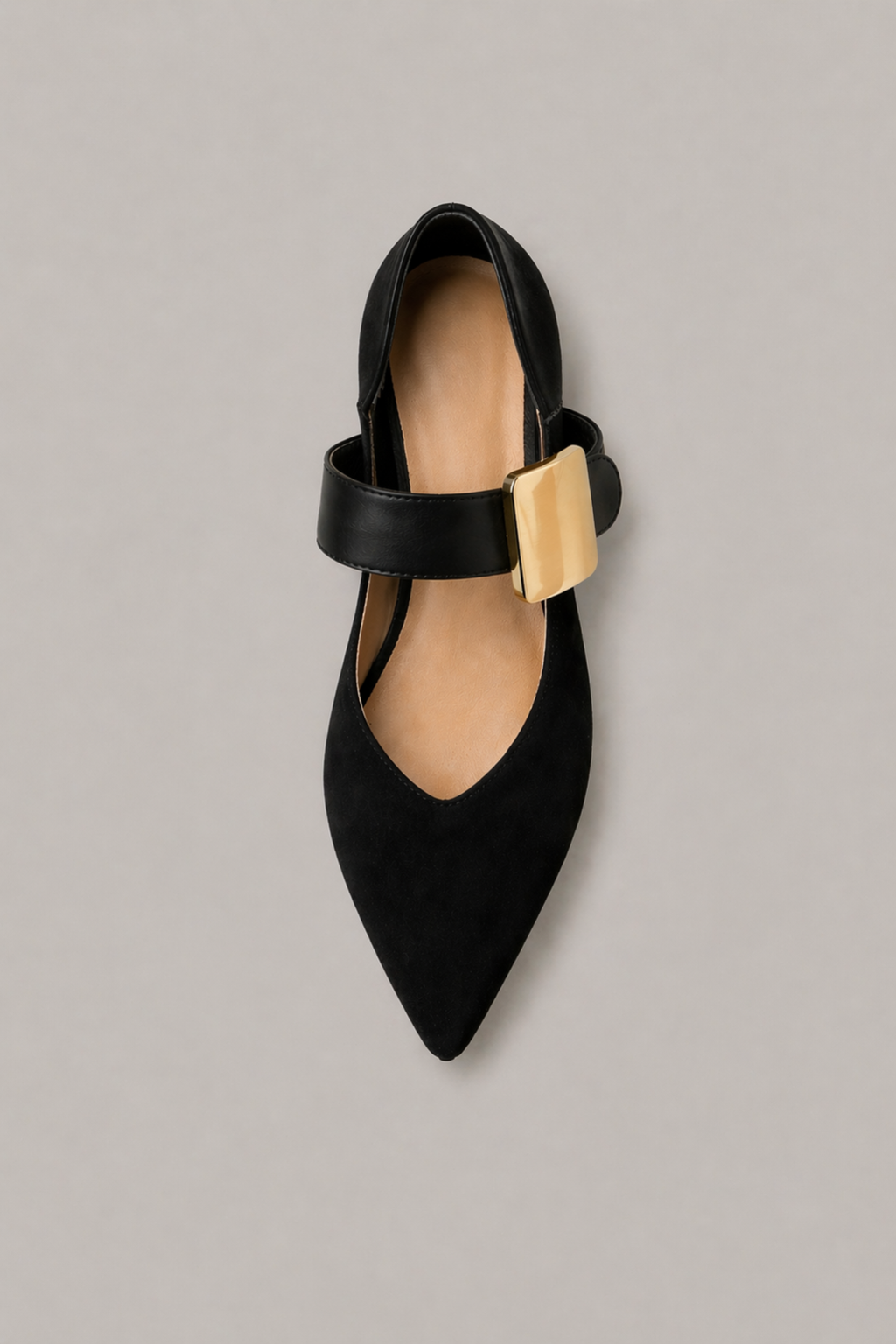Buckle Mary Jane Flats