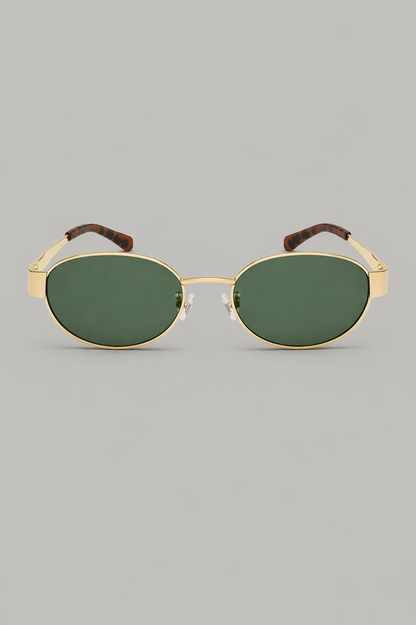 Oval Metal Sunglasses