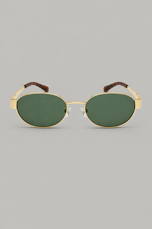 Oval Metal Sunglasses