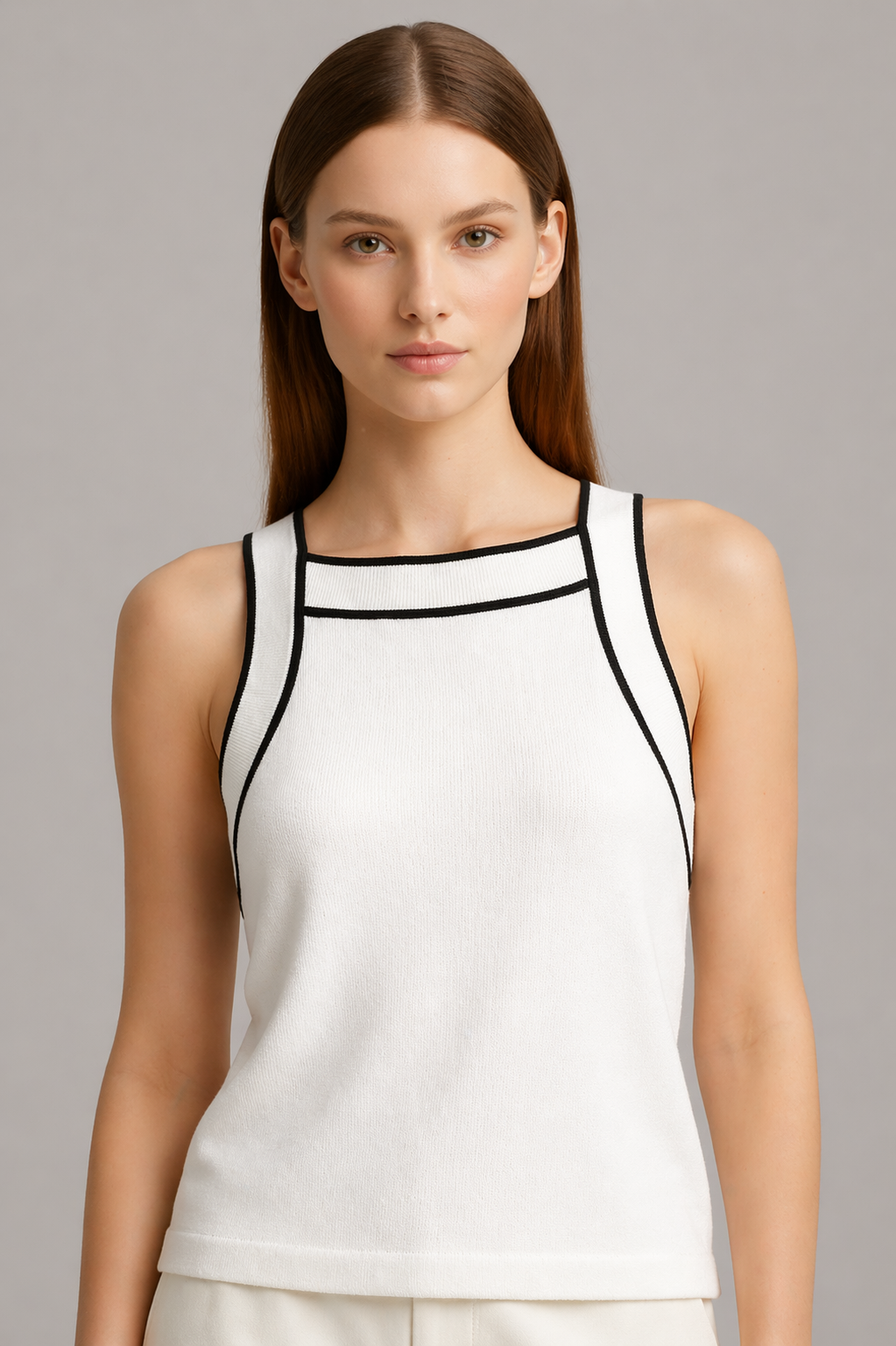 Striped Knit Camisole Top