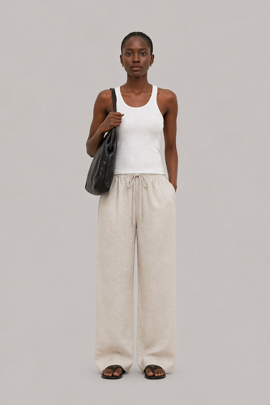 Essential Leather Shoulder Bag