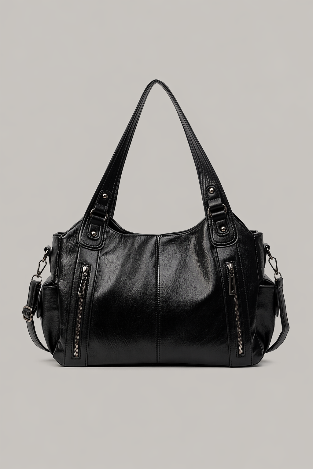 Large Minimal Leather Tote