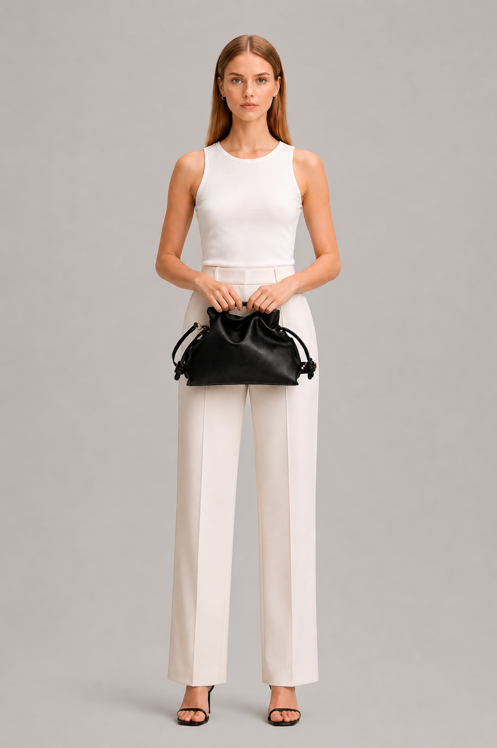 Drawstring Soft Leather Pouch
