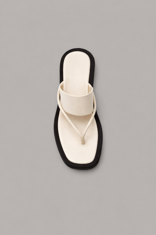 Roman Bow Platform Sandals