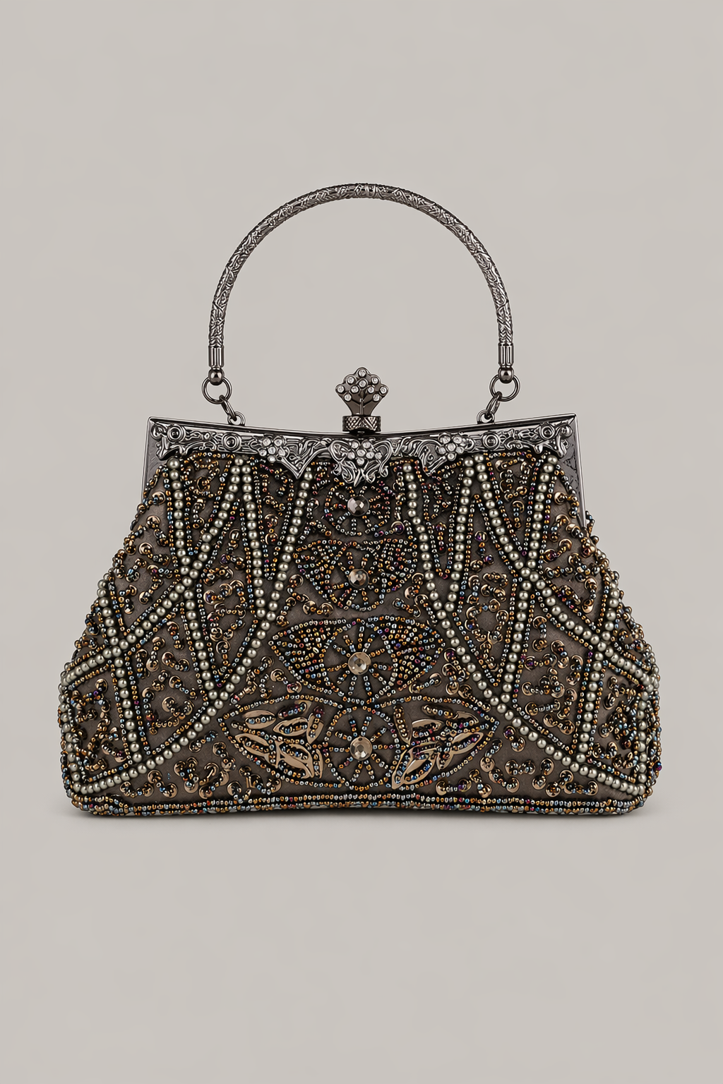 Beaded Frame Evening Bag